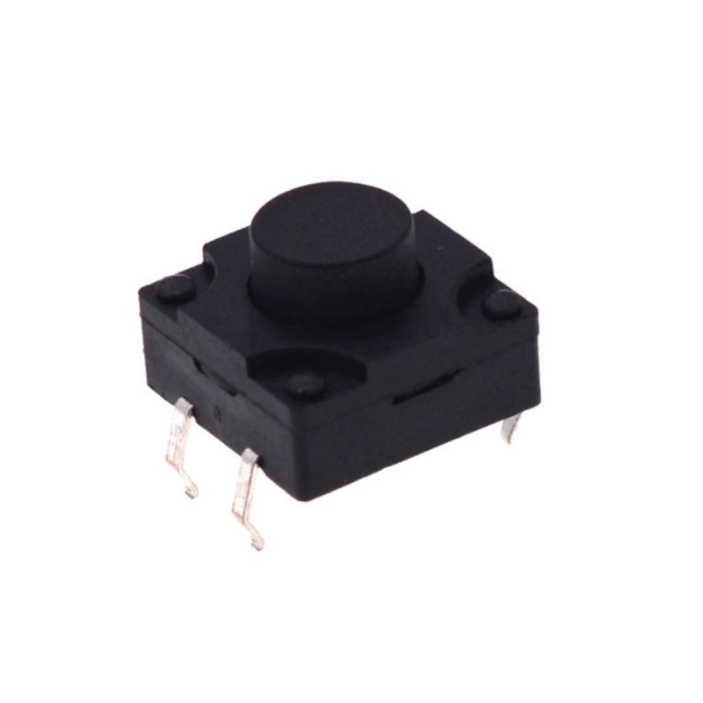 (2 cái) Nút nhấn 12x12mm 4 chân cắm chống thấm cao 4.3 - 12mm