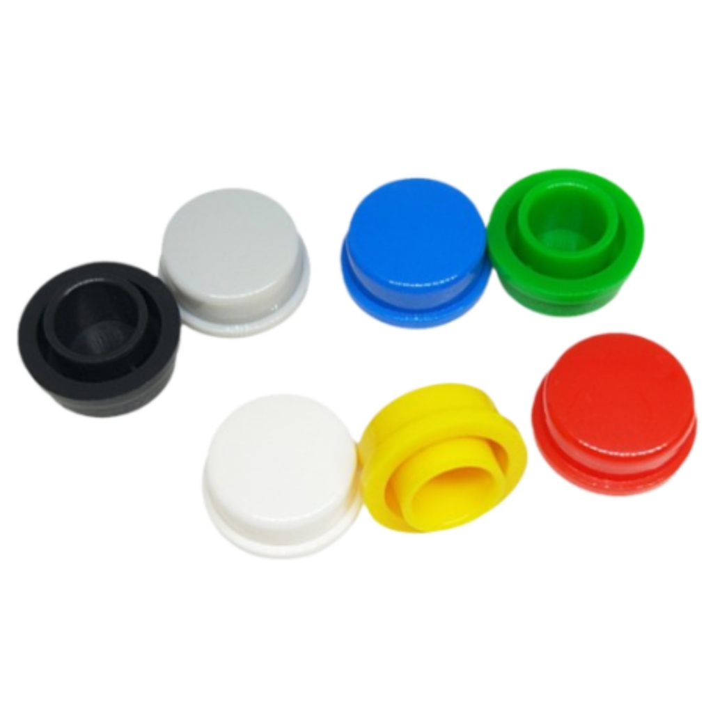 (10 cái) Nắp nút nhấn 12x12mm A105 đường kính trong 6mm