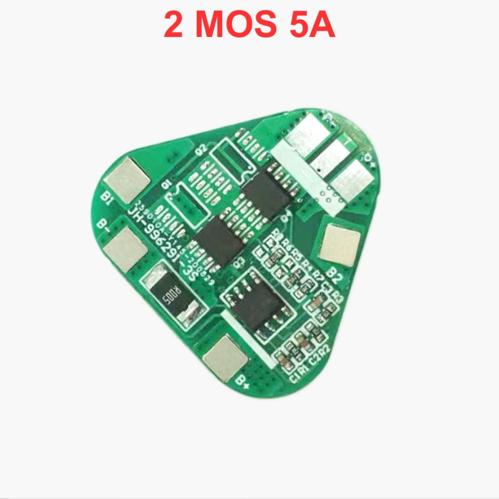 Mạch bảo vệ pin lithium 18650 3s 12,6V 5A/10A hình tam giác