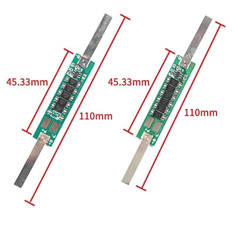 (2 cái) Mạch bảo vệ pin sắt LifePo4 1S 3.2V có sẵn kẽm hàn