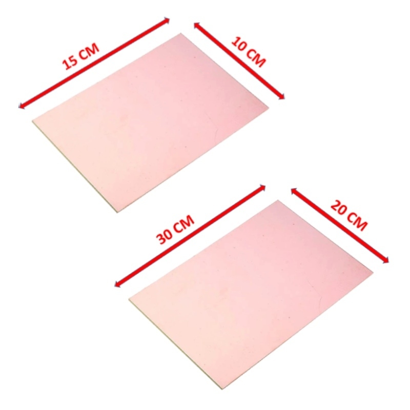 Phíp đồng FR4 làm mạch in thủ công 1 mặt, 2 mặt