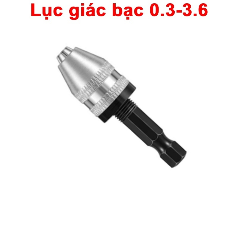 Đầu kẹp mũi khoan mini, Đầu chuyển đổi máy khoan chuôi lục giác