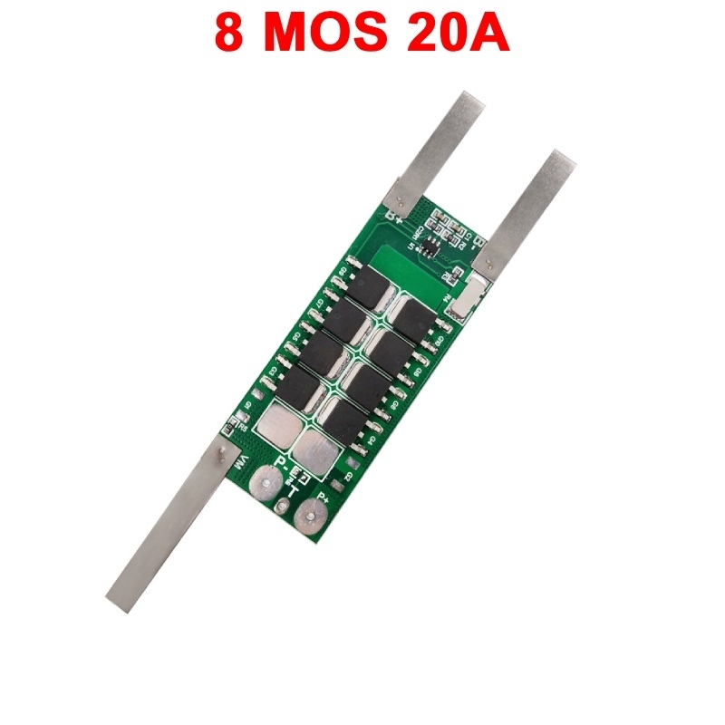 Mạch bảo vệ pin sắt LifePo4 2S 6.4V công suất lớn có sẵn kẽm hàn