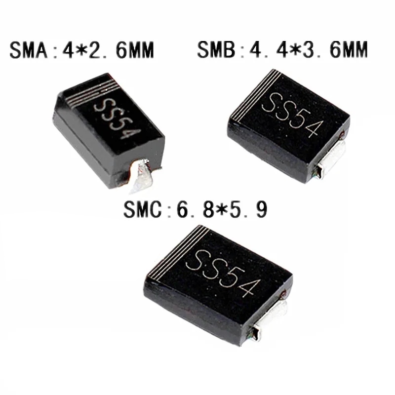 (5 con) Diode Schottky chân dán SS14, SS26, SS54, …