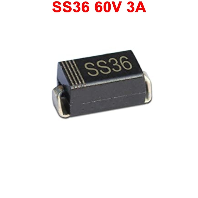 (5 con) Diode Schottky chân dán SS14, SS26, SS54, …