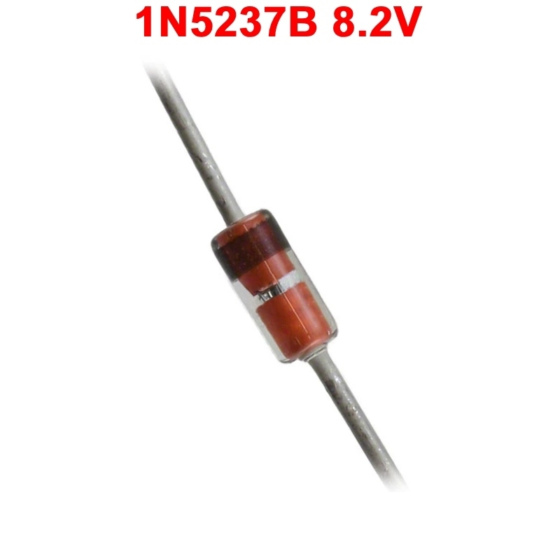 (10 con) Diode Zener 1N5231B,1N5232B,1N5237B,... chân cắm công suất 0.5W