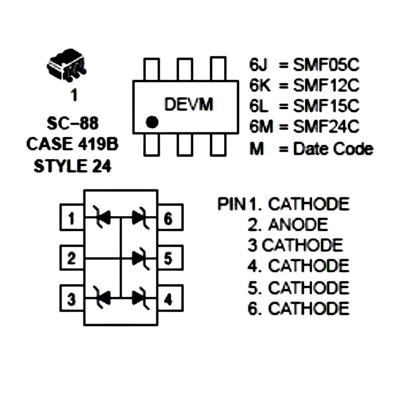 Diode TVS chân dán SMA/SMB