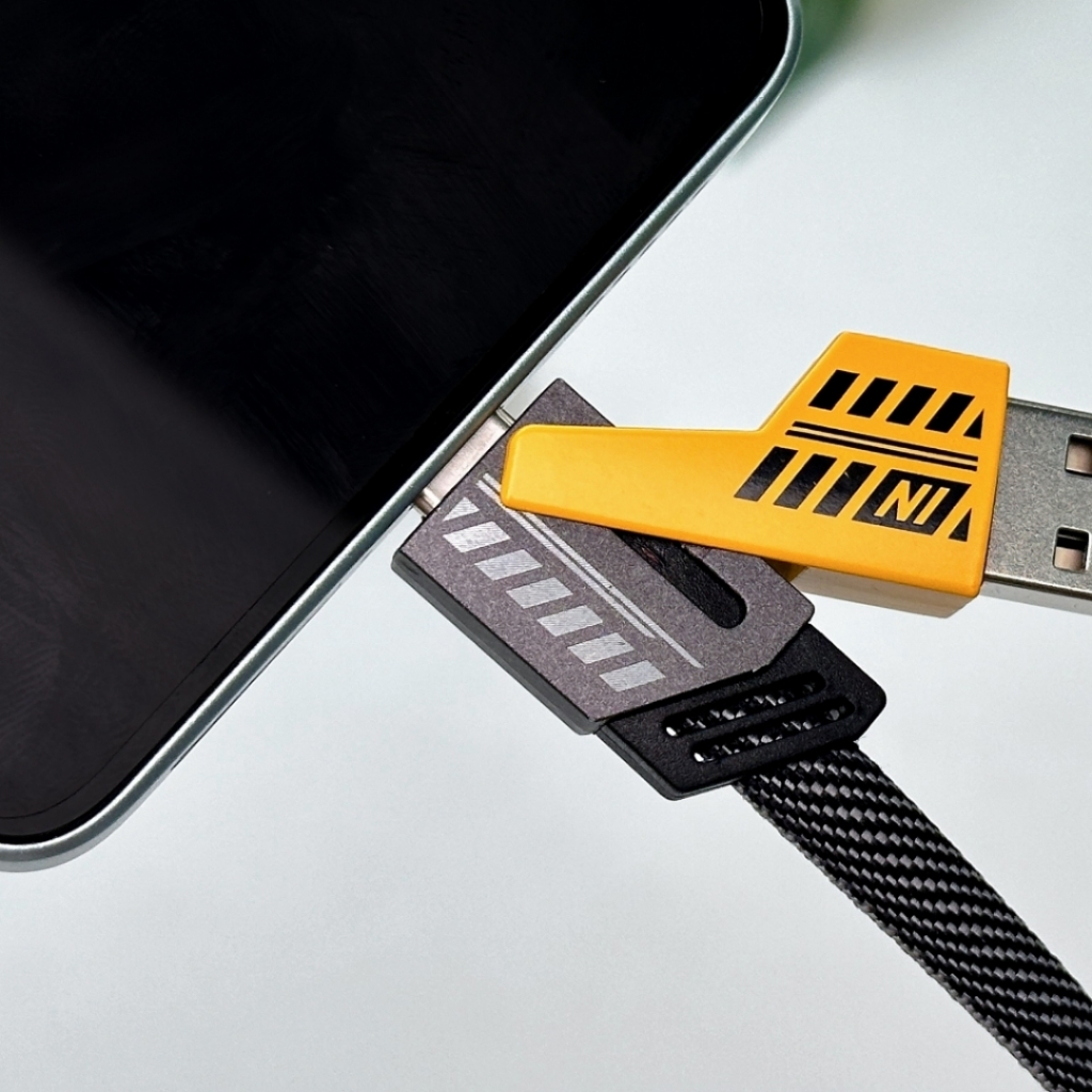 Cáp sạc nhanh 4 đầu 65W Cổng C - IP, C - C, USB - C, USB - IP đa năng 4 Trong 1 hỗ trợ sạc nhanh riện lợi