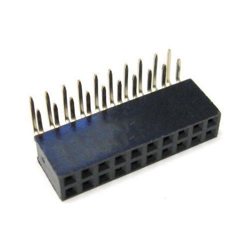 Hàng rào cái đôi 2.54mm cắm chân cong cao 8.5mm