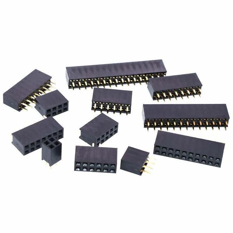 Hàng rào cái đôi 2.0mm cắm chân đứng cao 4.3mm