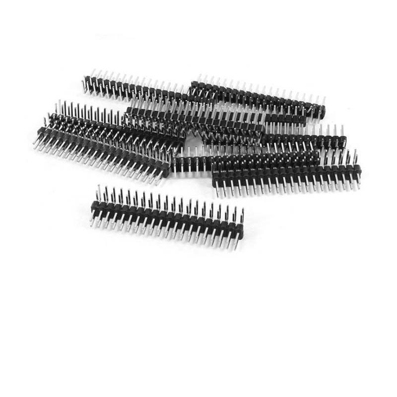 Hàng rào đực 2.0mm chân cắm / chân dán