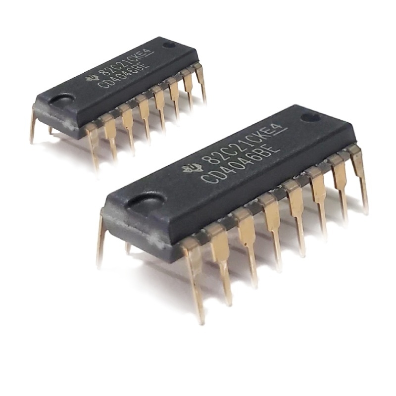 (10 con) IC PLL micropower CD4046BE 2.4MHz 16 - DIP