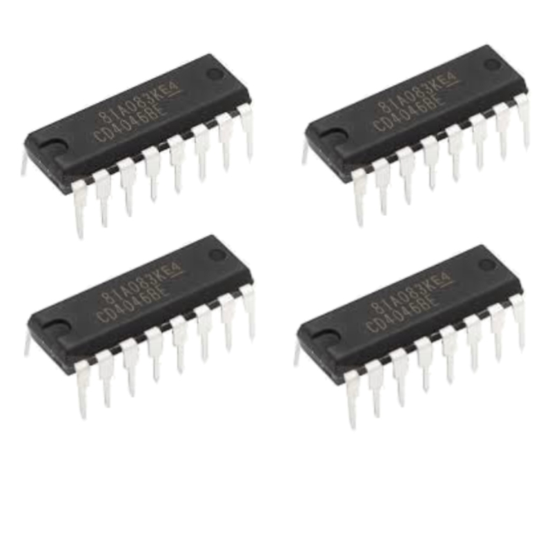 (10 con) IC PLL micropower CD4046BE 2.4MHz 16 - DIP