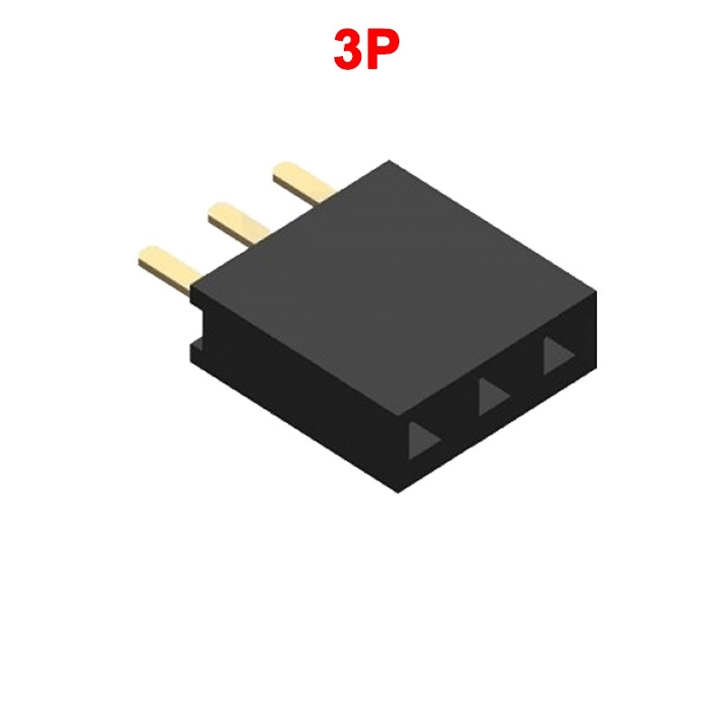 Hàng rào cái đơn 2.0mm chân cắm đứng cao 4.3mm