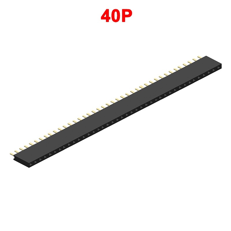 Hàng rào cái đơn 2.0mm chân cắm đứng cao 4.3mm