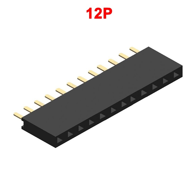 Hàng rào cái đơn 1.27mm cắm chân đứng cao 4.3mm