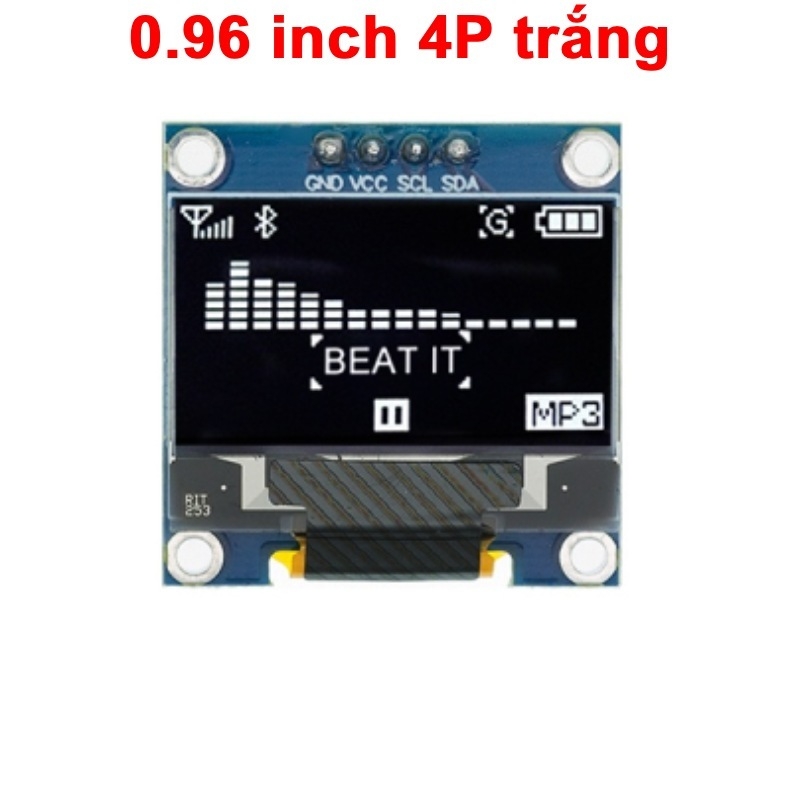 Màn hình LCD OLED giao tiếp I2C hoặc SPI