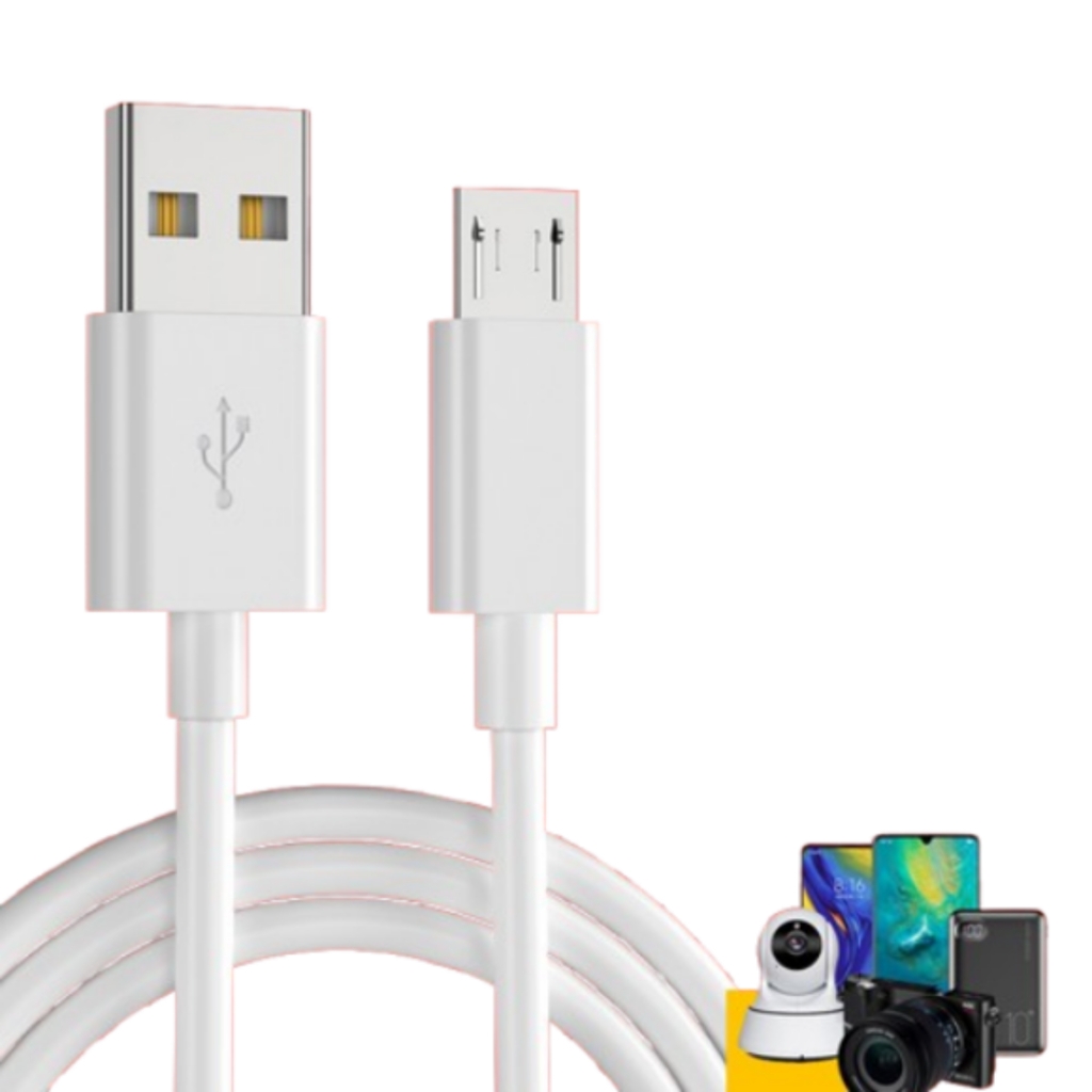 Cáp sạc USB loại dây dài đầu micro B hoặc type C