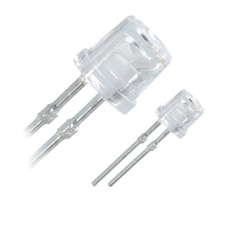 (10 Con) LED 5mm trong suốt đầu lõm (trắng/xanh lá/xanh dương)