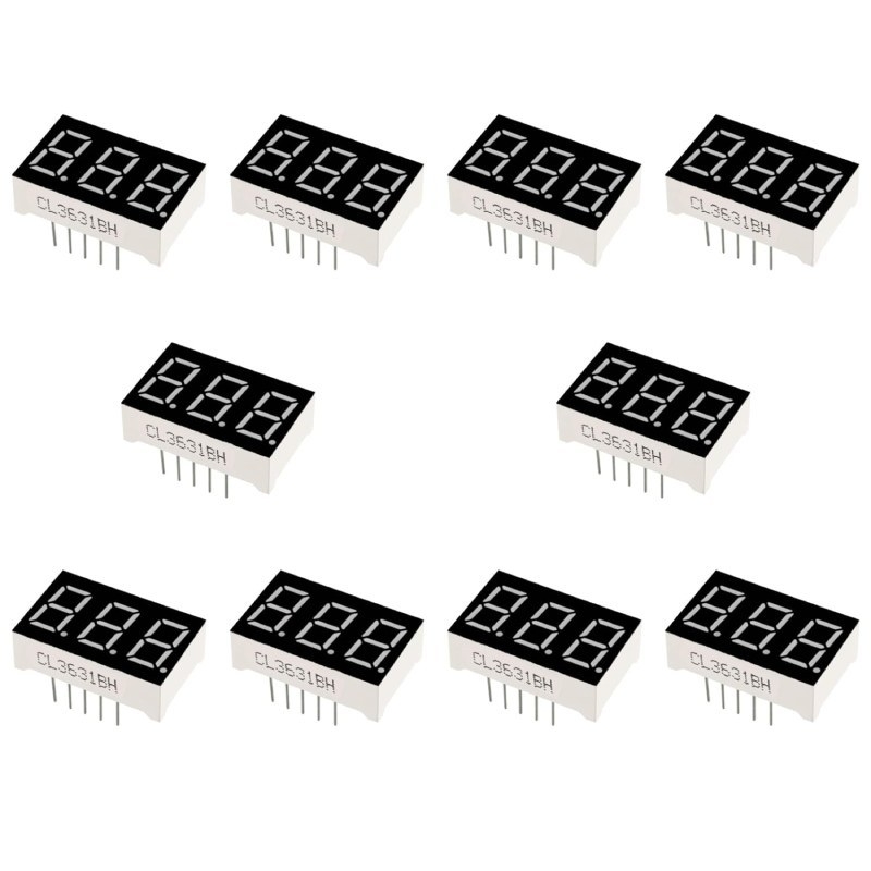 LED 7 đoạn 0.28 inch chữ màu đỏ âm chung / dương chung