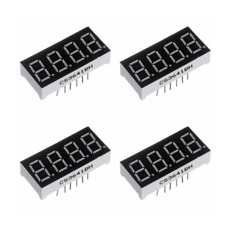 LED 7 đoạn 0.28 inch chữ màu đỏ âm chung / dương chung