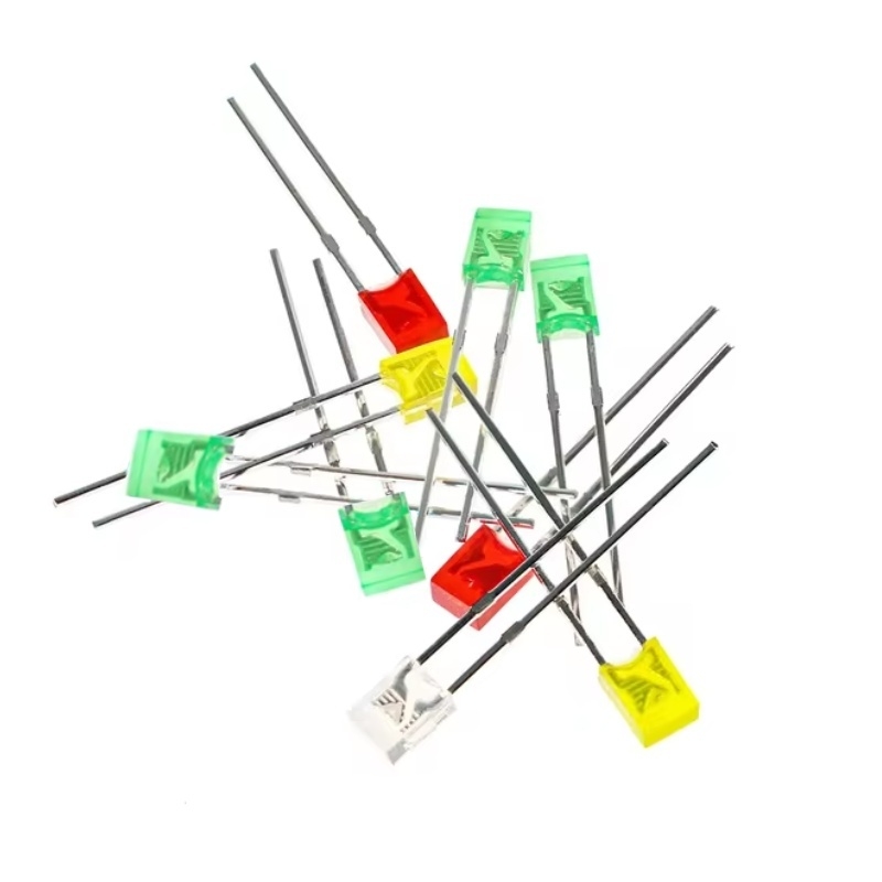 (10 Con) LED vuông 2x5x7mm màu (đỏ/trắng/vàng/xanh lá)