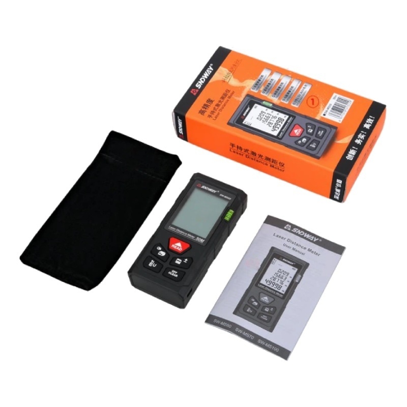 Thước đo bằng tia laser SNDWAY chính xác cao tiện dụng dễ sử dụng