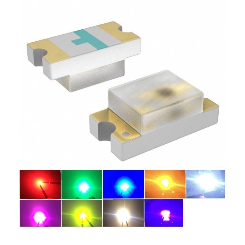 (50 Con) LED dán trong suốt 0805 SMD