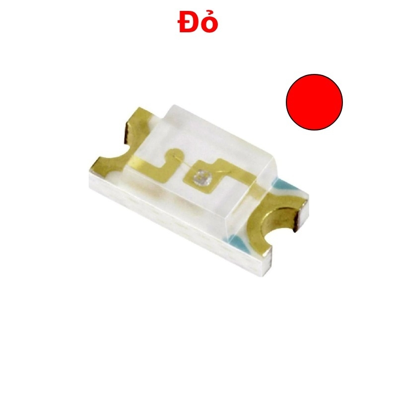 (20 Con) LED dán trong suốt 1206 SMD