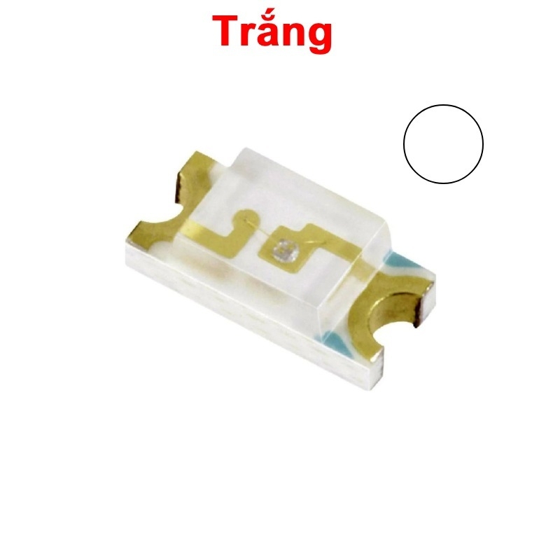 (20 Con) LED dán trong suốt 1206 SMD