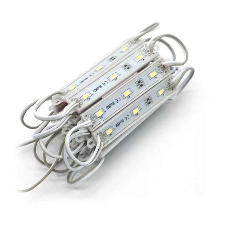 (5 con) LED hắt 3 bóng SMD 5730 12VDC IP67