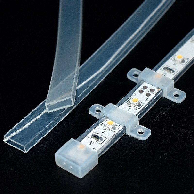 Ống silicon bọc LED 5050 chống thấm nước,Đầu bịt ống silicon bọc Led 5050 2835