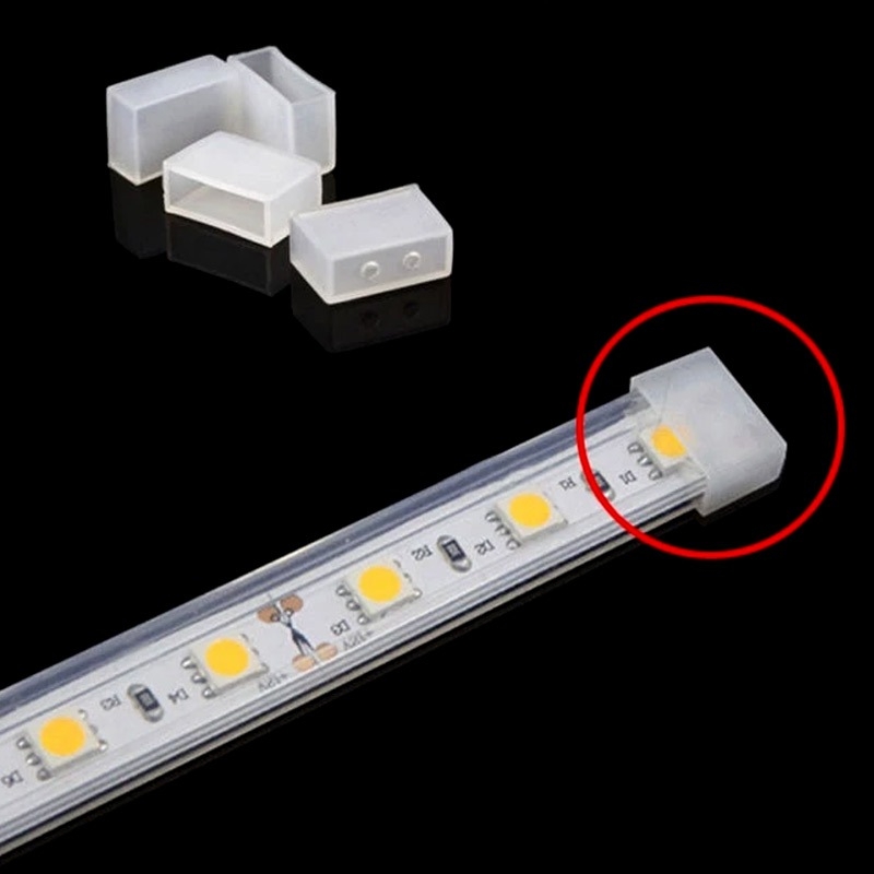 Ống silicon bọc LED 5050 chống thấm nước,Đầu bịt ống silicon bọc Led 5050 2835