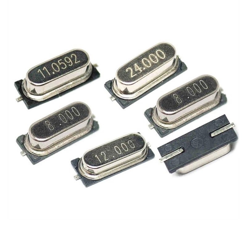(2 cái) Thạch anh dao động thân thấp HC49-S 2 chân dán