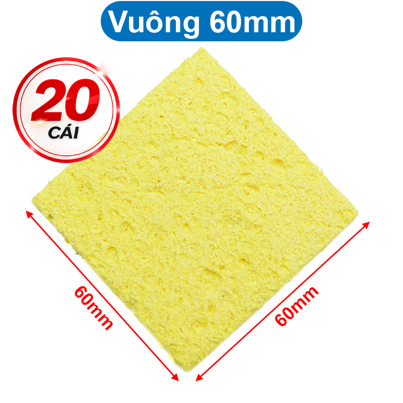Bọt biển vệ sinh mũi hàn loại vuông / tròn / chữ nhật