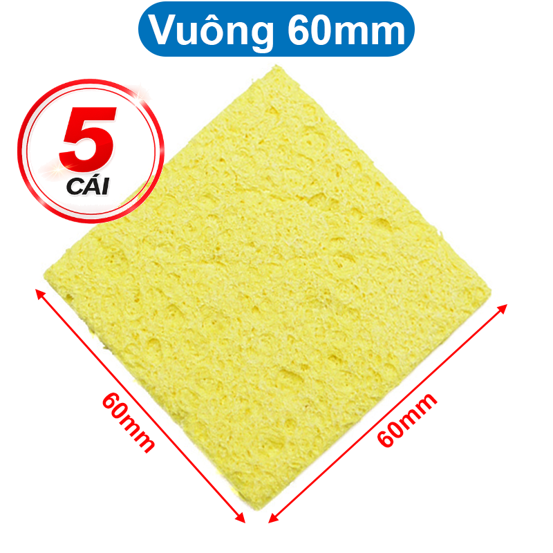 Bọt biển vệ sinh mũi hàn loại vuông / tròn / chữ nhật