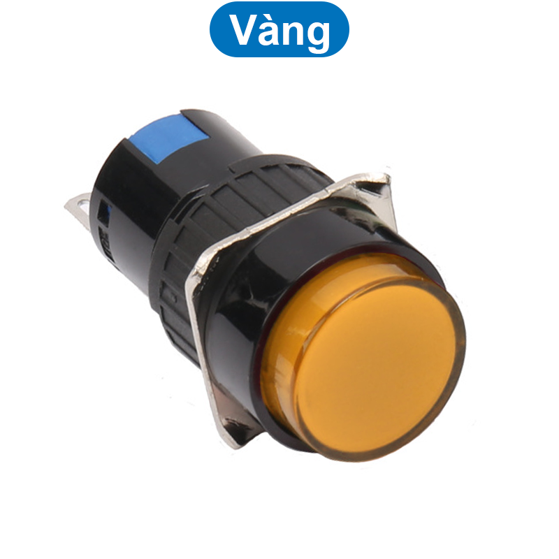 Nút nhấn nhả LA16-11 16mm 3 chân AC 250V 3A / DC 30V 3A