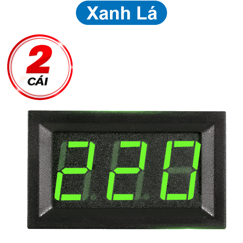 Đồng hồ hiển thị điện áp AC 220V 2 Dây