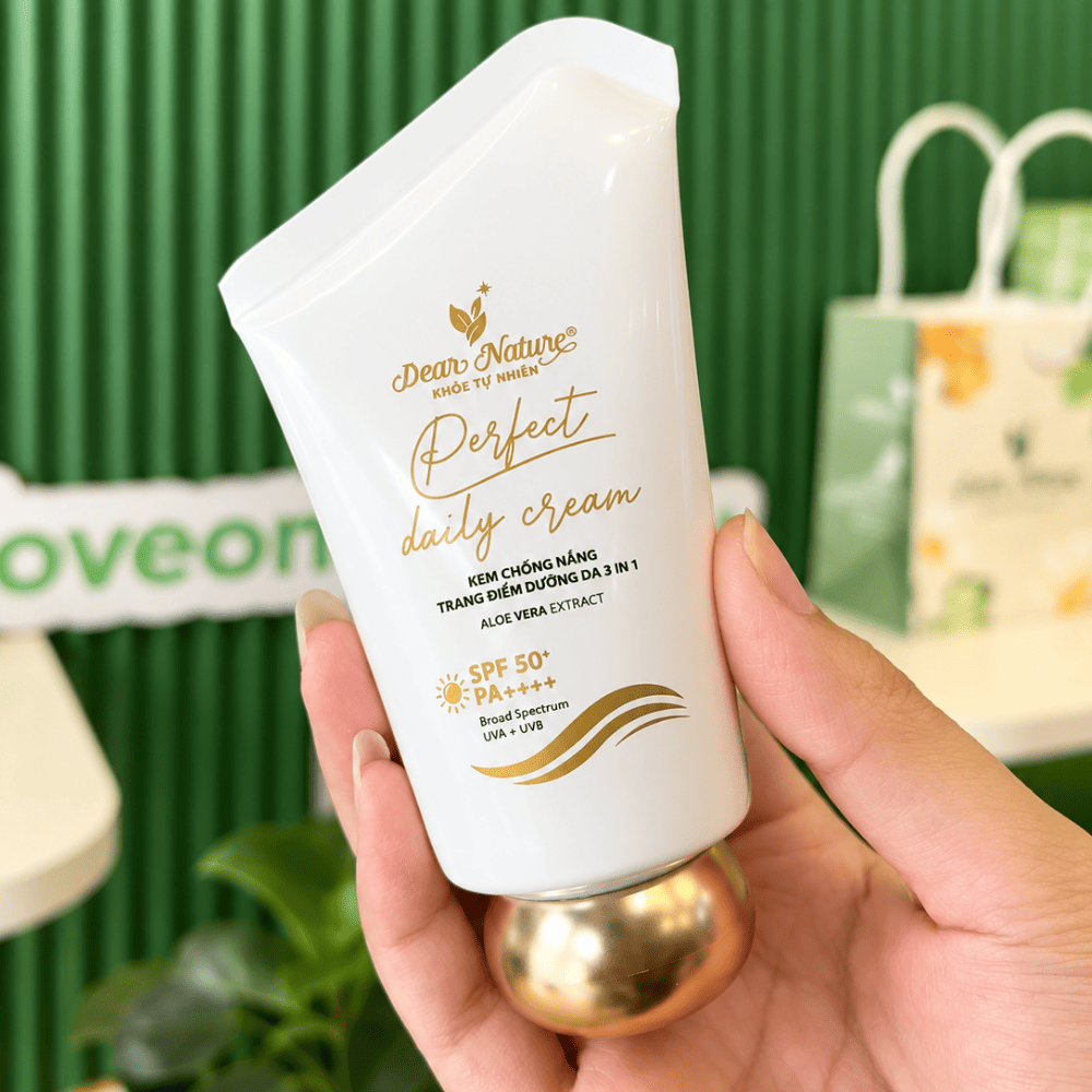 KEM CHỐNG NẮNG PERFECT DAILY CREAM 3 IN 1 – PHIÊN BẢN MỚI TUÝP 50ml