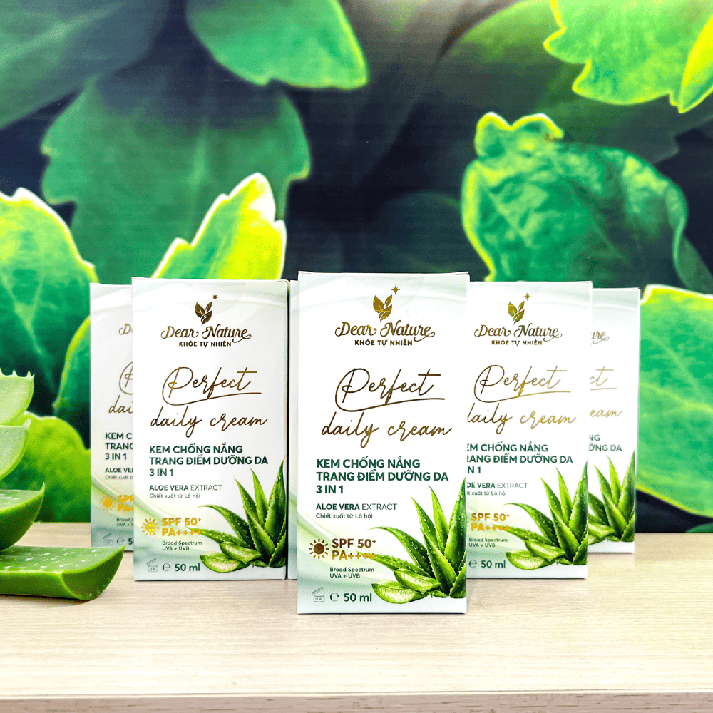 KEM CHỐNG NẮNG PERFECT DAILY CREAM 3 IN 1 – PHIÊN BẢN MỚI TUÝP 50ml