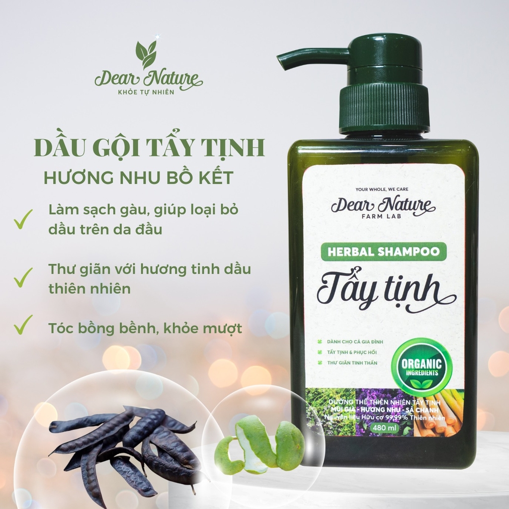 Dầu gội Tẩy Tịnh mùi già lá xông 480ml