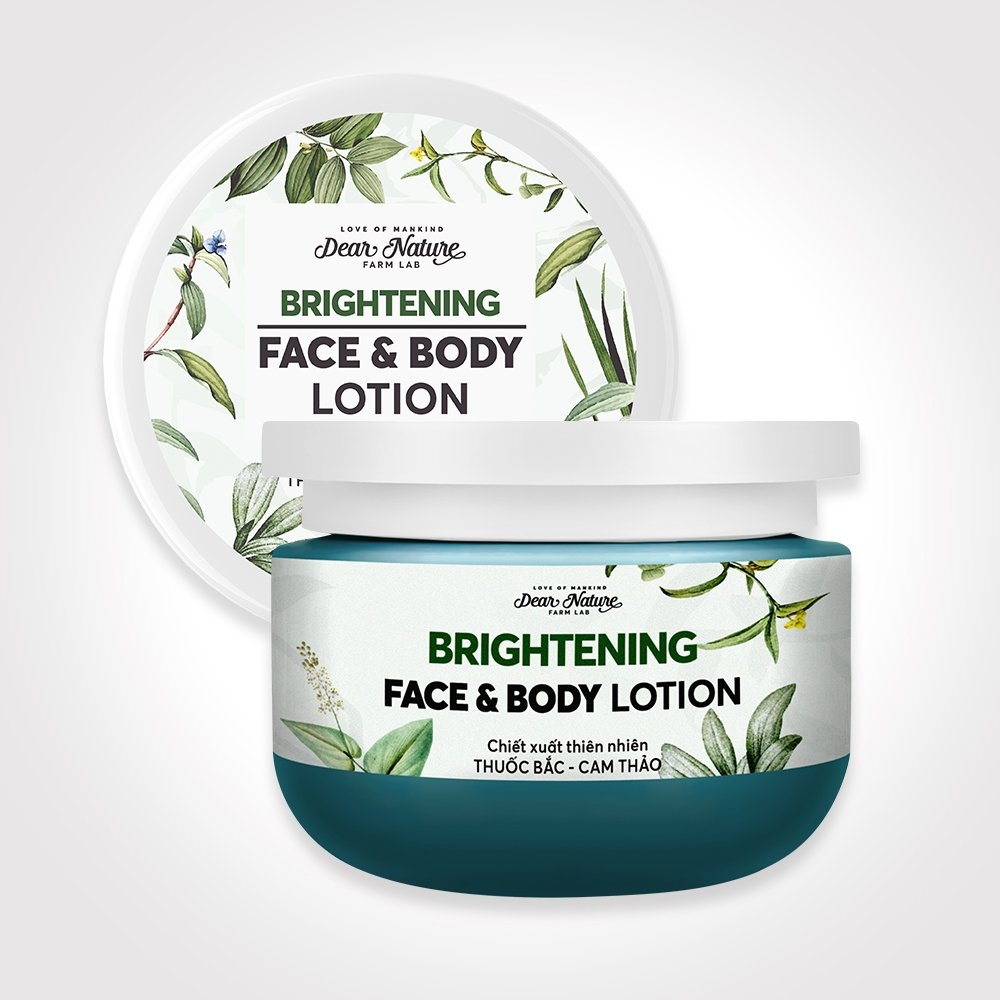 Kem dưỡng trắng da thuốc bắc cam thảo Brightening Body & Face Lotion 200gr