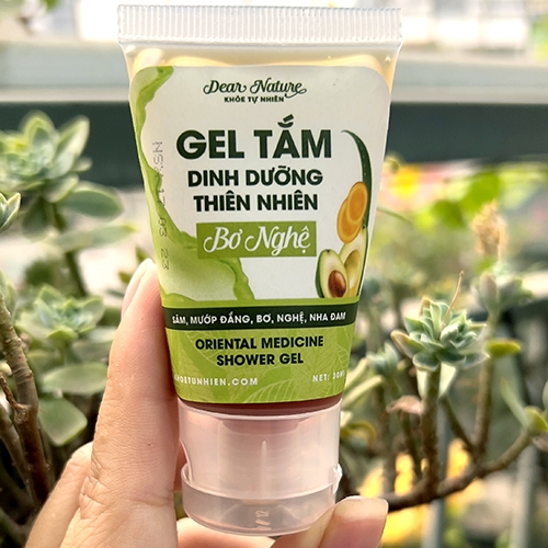 Gel tắm dinh dưỡng thiên nhiên bơ nghệ