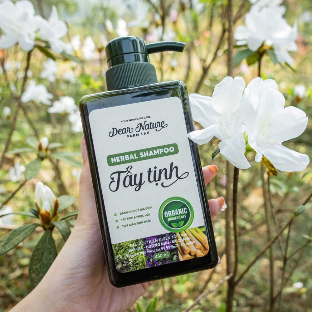 Bộ Gel Tắm & Dầu Gội Mùi già lá xông Tẩy Tịnh 480ml