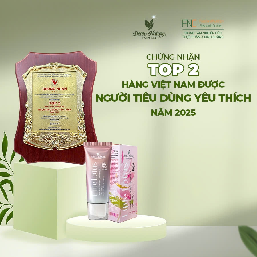 Kem chống nắng trang điểm sen hồng hào LITTLE LOTUS - 50ml