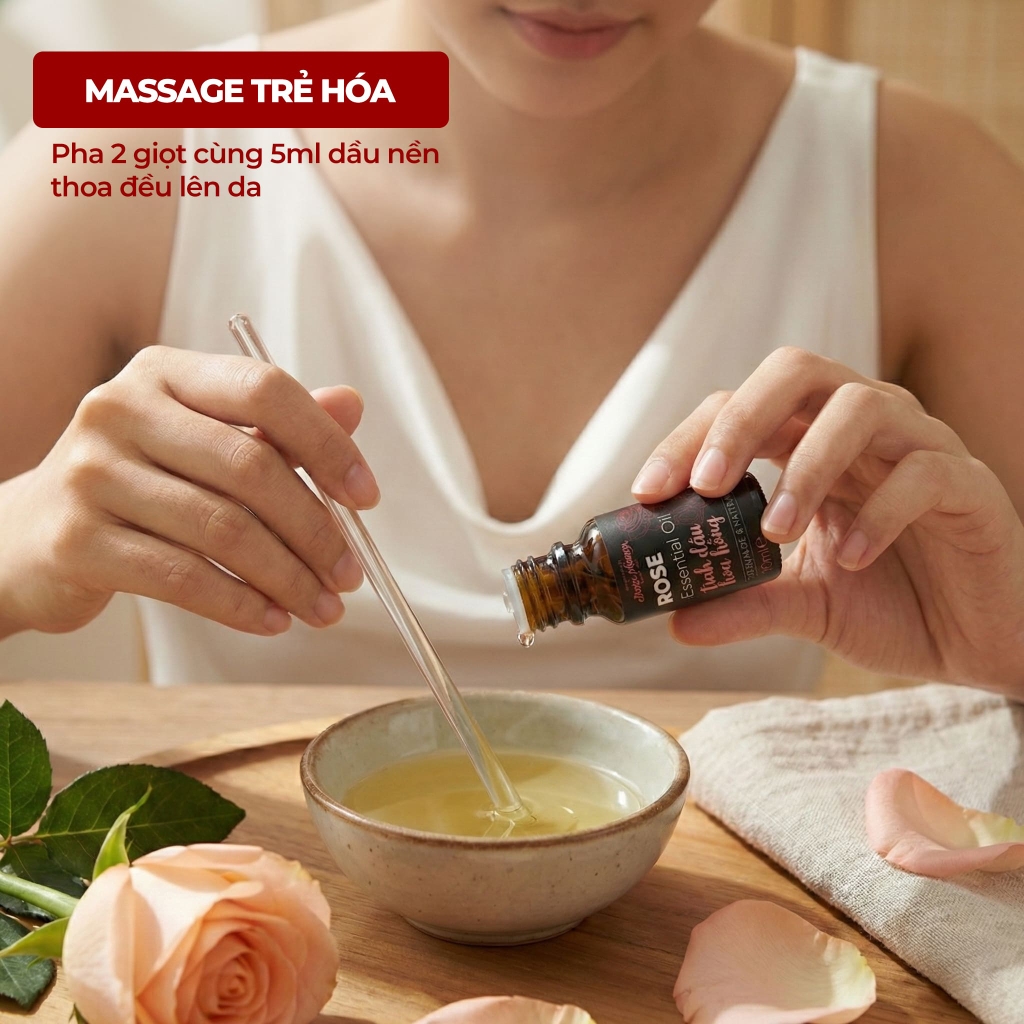Tinh dầu hoa hồng 10ml