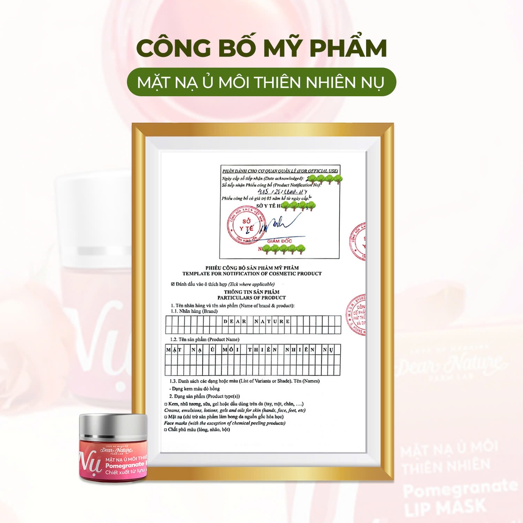 Mặt nạ ủ môi NỤ Lip Mask
