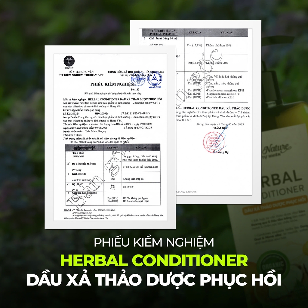 Dầu Xả Thảo Dược Phục Hồi Hư Tổn Herbal Conditioner