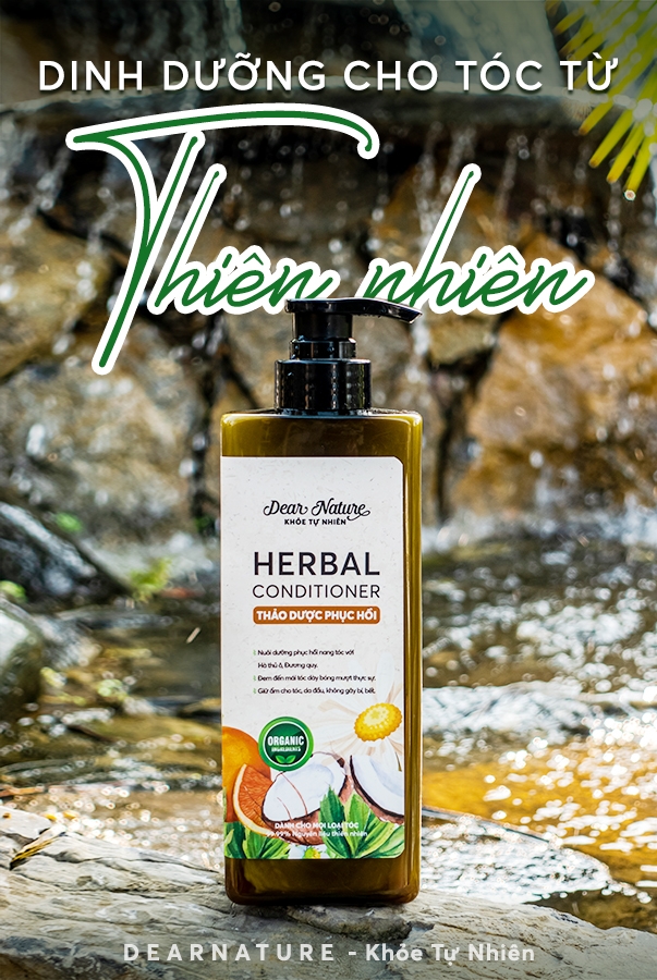 Bộ Gội Xả thảo dược phục hồi herbal 550ml