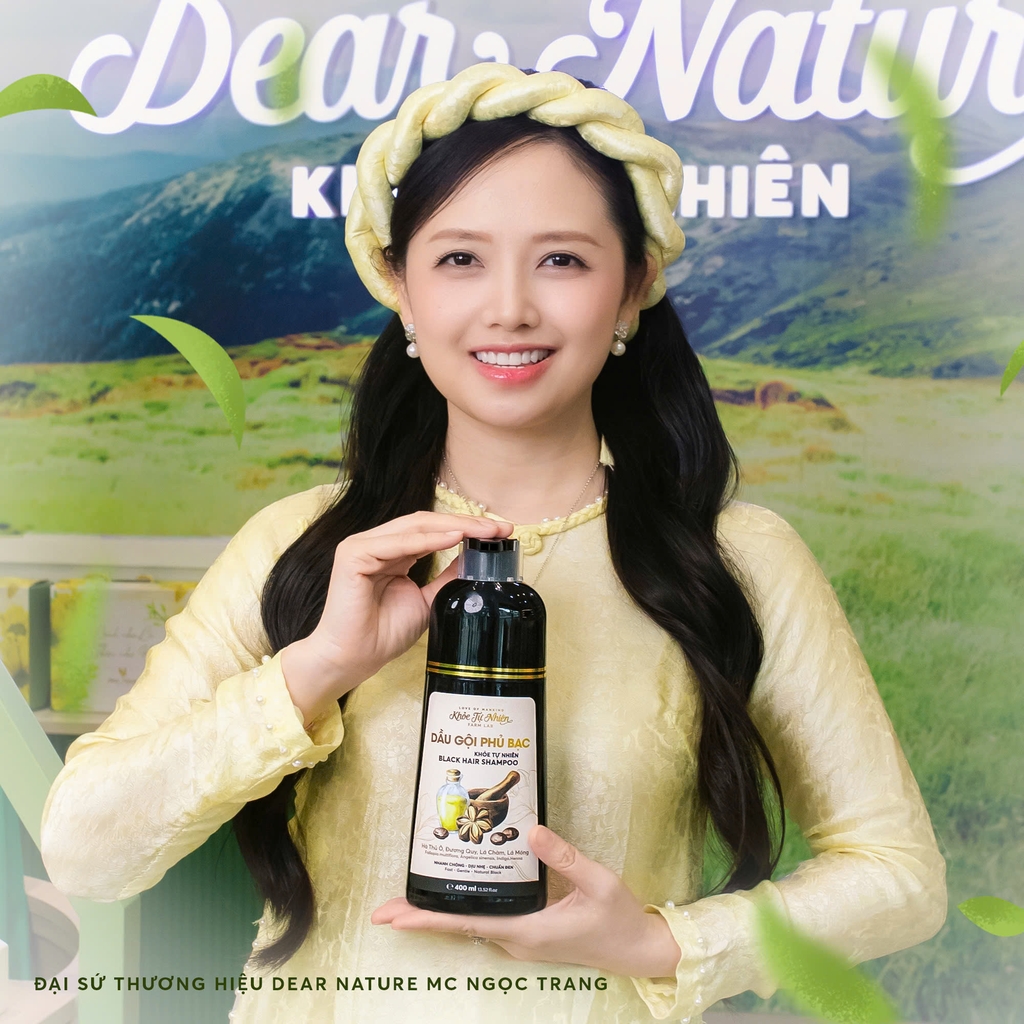 Dầu gội phủ bạc Khoẻ Tự Nhiên BLACK HAIR 400ml